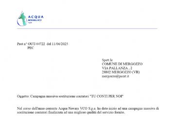 Acqua Novara VCO Campagna sostituzione contatori 