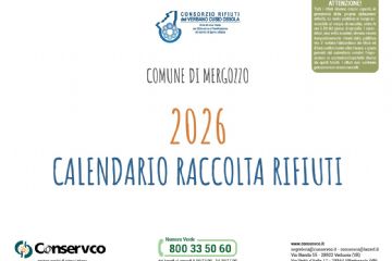 Calendario raccolta rifiuti 2026