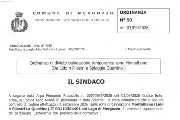 ordinanza di divieto balneazione temporanea zona Montalbano